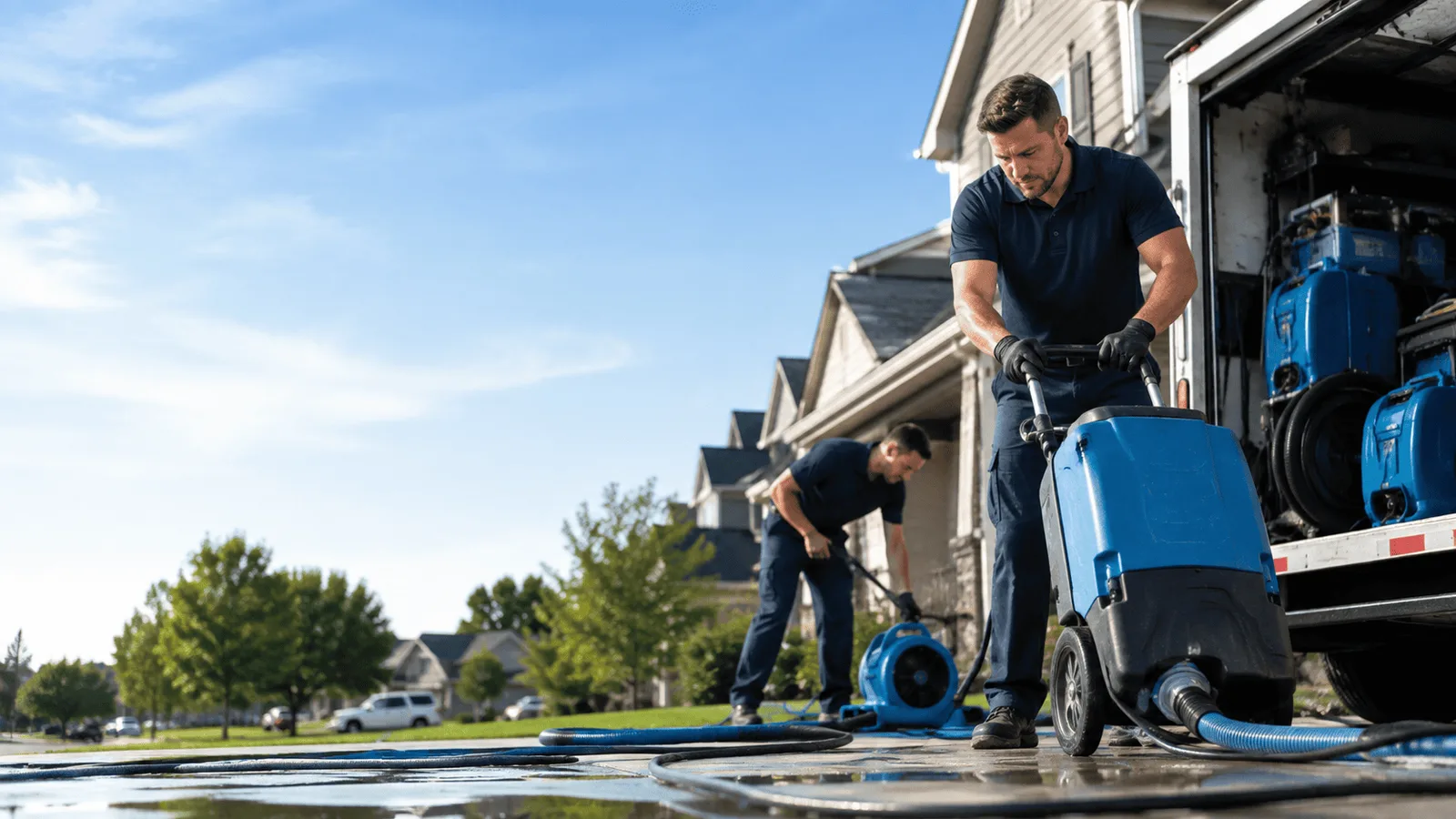 Dehumidification being performed in Fort Recovery, OH